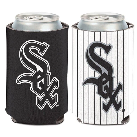 Chicago White Sox 12oz Two Sided Can Cooler [NEW] MLB Coozie Koozie Beer Drink Cover