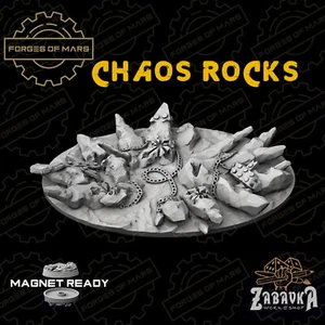 Bases - Chaos Rocks - Oval 90x52mm (x1) - Imagen 1 de 1