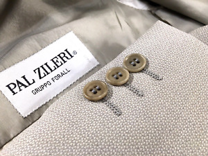 Pal Zileri 1881 CERRUTI Wool BLEND 42R Double Breasted Blazer Sport Coat 52 42 R