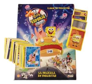 Bob Esponja Álbum De Figuritas Completo A Pegar Argentina - Imagen 1 de 3