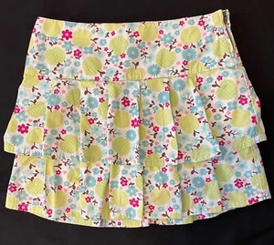 Gymboree 10 Plus Candy Apple 2007 Pleated Skort Skirt Tiered Twirl - Picture 1 of 3