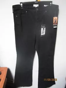 Sofia Jeans By Sofia Vergara Women's Melisa High Rise Flare Black Size 14 - Picture 1 of 4