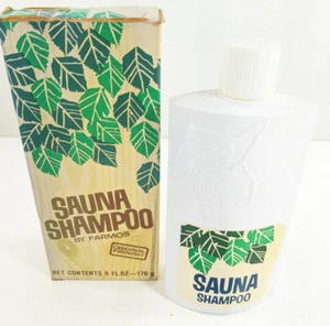 Vtg NEW 70's FARMOS Birch Leaf Finnish Sauna Shampoo 6 Oz - Picture 1 of 3