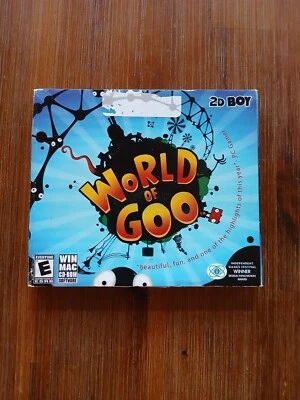 World of Goo PC CD ROM Retro Videogame 2D Boy Rare - Image 1 of 4