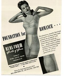 1941 Real Form Girdle of Grace women's underwear lingerie Vintage Print Ad 3