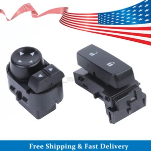 Front Left Door Lock Mirror Switch 22883768 15804093 for GMC Sierra 1500 2500 HD - Picture 1 of 5