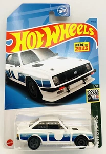 "Ford Escort RS2000 ""Retro Racers"" 1/10 Mattel Hot Wheels en blanco sin usar! - Imagen 1 de 3