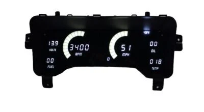 Intellitronix 1997-2006 Jeep TJ LED Digital DP6014 - Blanco DP6014W Foto 1 de 3
