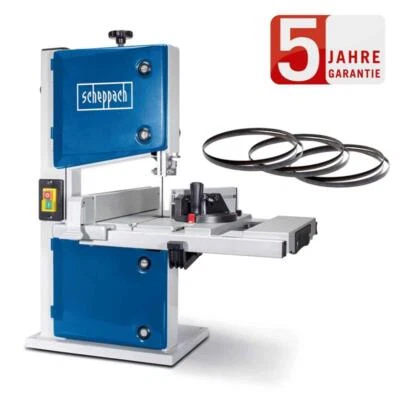 Scheppach Bandsäge HBS30 Ausziehbarer Tisch bis 540mm inkl. 3 Sägeblätter Holz - Bild 1 von 4