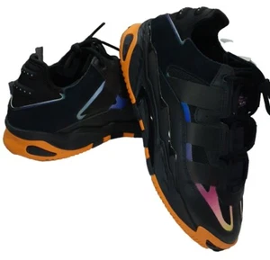 Adidas Niteball Club Fresh Shoes Sneakers Black Orange Rush M 12 GW1624 Rare - Picture 1 of 16
