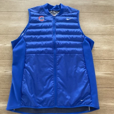 Nike Chicago Cubs Men’s Thermal Ribbed Vest Lightweight Running Golf Tennis XL Foto 1 de 4