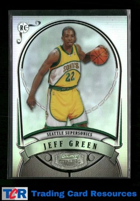 2007-08 Bowman Sterling #JG1 Jeff Green Refractors #/399 - Image 1 of 2