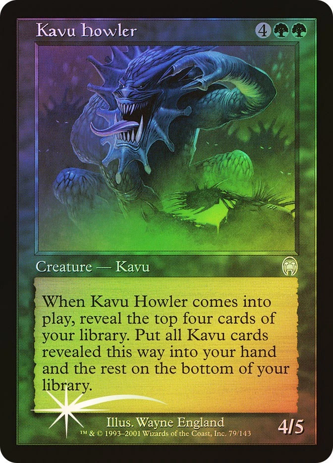 MTG FOIL Kavu Howler  - Apocalypse #79 - Image 1 of 1