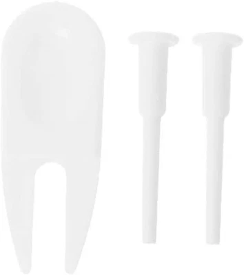 Комплект адаптеров 3 шт. белый мяч для фитнес-упражнений мяч воздушная пробка штепсельная вилка штифт, упражнения - Изображение 1 из 4