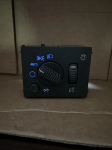 Blue LED Headlight Switch 03-06 Silverado Suburban Tahoe Sierra Yukon Escalade - Picture 1 of 4