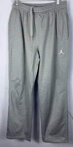 Jordan Jump man Men’s Training Therm Fit Grey Sweatpants Size Larg New With Tags - Picture 1 of 9