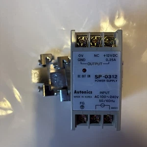 Fuente de alimentación Autonics SP-0312 3W entrada 100-240 VCA salida 12 DC NOS *VENDEDOR DE EE. UU.* - Imagen 1 de 4