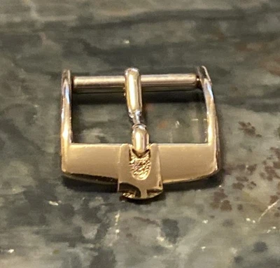 Vintage 13mm Bulova Accutron 10k Yellow Gold Filled Watch Band Buckle NOS - Image 1 of 4