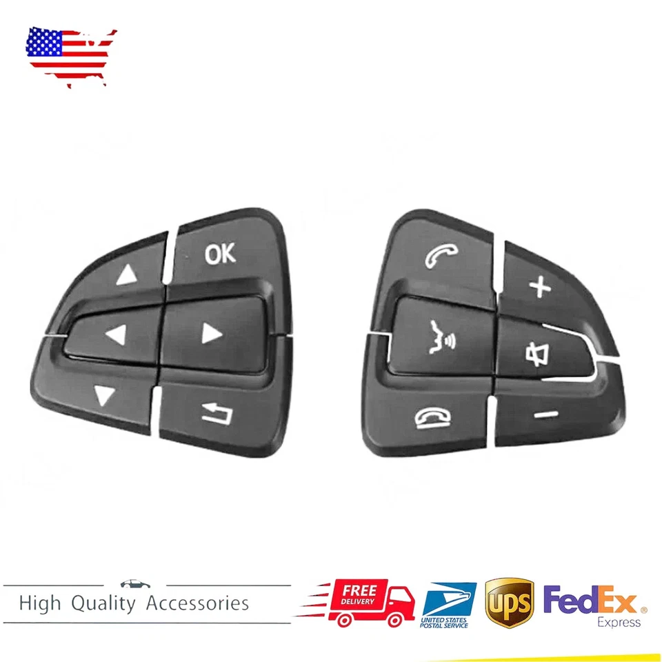 Para Benz 2015-2019 W166 C292 1 Par Volante Control Interruptor Botón Foto 1 de 4