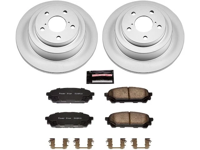 Kit de pastillas de freno trasero y rotor para Subaru Impreza 2003-2007 2004 2005 2006 TG237DP Foto 1 de 1