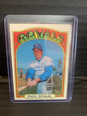 Topps Heritage 2021 - 1972 Topps 50 aniversario recompras #177 Paul Schaal Foto 1 de 2