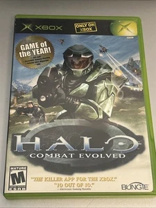 Halo: Combat Evolved (XBOX, 2002) Foil Cover Game Of Year CIB Videospiel - Bild 1 von 4