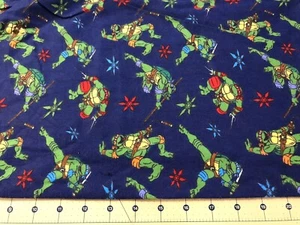 2014 TMNT Cowabunga Flannel sold by the yard #1708 - Picture 1 of 2