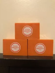 3 jabones originales de zanahoria. VENDEDOR DE EE. UU. - Imagen 1 de 3