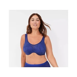 Reggiseno completo Lane Bryant Cacique leggermente foderato con sovrapposizione in pizzo 42DD - Foto 1 di 5