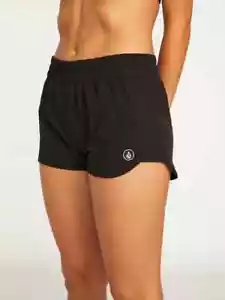 Volcom Juniors' 2" Simply Solid Swim Cover-Up Shorts, M - Picture 1 of 3