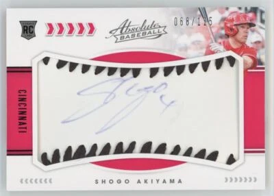 2020 Panini Absolute Rookie Baseball Material Signatures Black 068/125 Shogo - Image 1 of 2