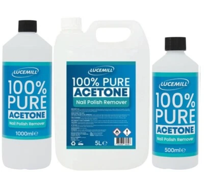 Lucemill 100% Pure Aceton | Nagellackentferner | 500ml 1L 2L 5L 10L | Pro Use - Bild 1 von 4