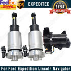 3PCS Rear L+R Air Shock Strut + Compressor For Ford Expedition Lincoln Navigator