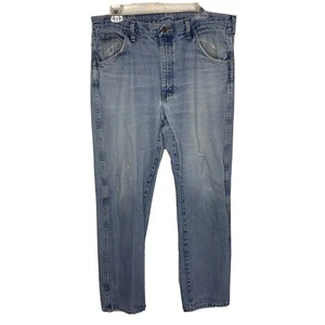 Vintage Legendary Gold Denim Jeans Light Wash Distressed 36x32 - Bild 1 von 10