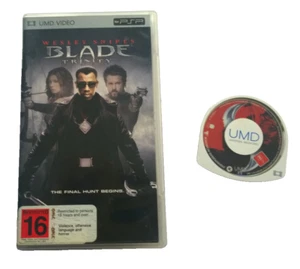 SONY PLAYSTATION PSP BLADE TRINITY VIDEO MOVIE FREE POSTAGE π π¦πΊ π¦πΊ - Picture 1 of 3