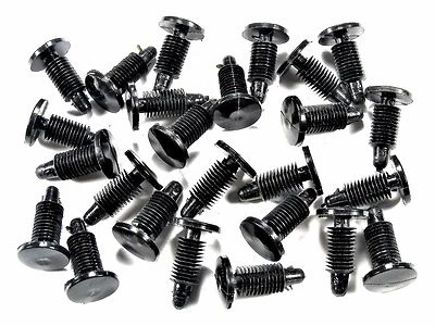 Chrysler Trim & Weatherstrip Clips- Fit 1/4" Hole- 1/2" Head- 25 clips- #075 - Image 1 of 4