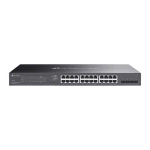 Conmutador administrado inteligente Gigabit de 28 puertos JetStream TP-Link SG2428P con PoE+ de 24 puertos - Imagen 1 de 7