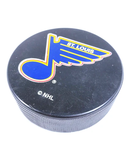 Vintage St. Louis Blues hockey Puck NHL Hockey Viceroy Canada 1980s Cover