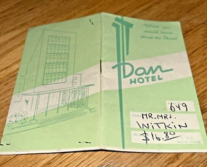 HOTEL DAN AÑOS 60, TEL AVIV, folleto de información para huéspedes y mapa de Tel Aviv - Imagen 1 de 13