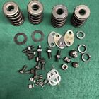 Norton Twin Selection Of Cylinder Head Components Used Valve Springs Stud Collet
