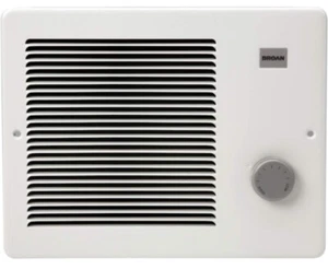 Broan 174 Wandheizung weiß Grillheizung mit eingebautem verstellbarem Thermostat - Bild 1 von 9