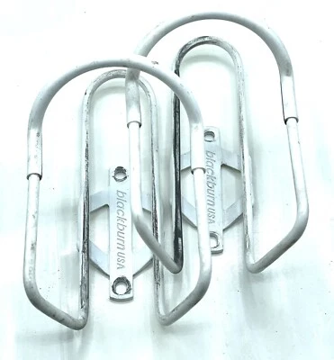 Juego de jaula para botella de agua Jim Blackburn vintage bicicleta de carretera/MTT aleación blanca Foto 1 de 4