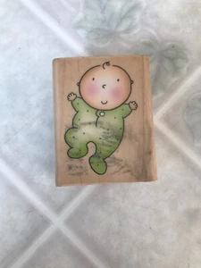 Rubber Stampede Dancing Baby in Romper 4364D - Picture 1 of 4