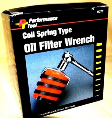 Large Small Coil Spring Oil Filter Wrench Heavy Duty Steel Grip Fliter W272 W271 - Image 1 of 2
