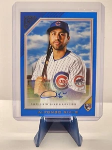 ALFONSO RIVAS #RA-ARI RC Auto Blue 34/50 2022 Topps Gallery Chicago Cubs Jinkz - Picture 1 of 2