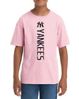 New York Yankees Youth T-shirt Ring Spun Cotton Size XS-L Kids T-Shirt