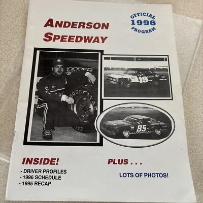 1996 Anderson Speedway 1995 Recap .  Official Program - Image 1 of 3
