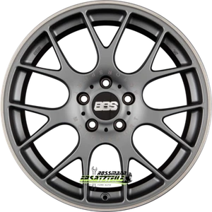 4x Llanta de aluminio BBS CH-R titan mate 8,5x19 ET48 - LK5/112 ML82 - Imagen 1 de 12