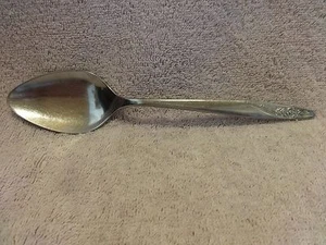 International Silver IS American Stainless USA INS88 Rose Serving Spoon 8 1/4" - Bild 1 von 4