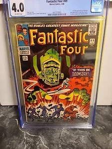 Marvel Comics Fantastic Four # 49 (1966) CGC 4.0 Lee Kirby 1. FULL GALACTUS - Bild 1 von 7